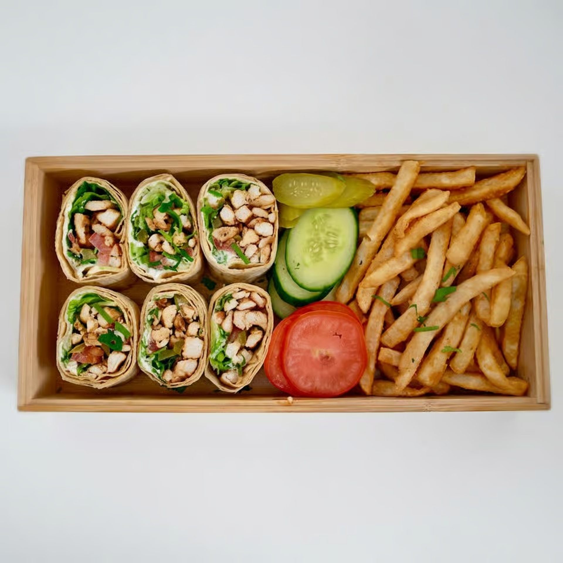 The chicken shawarma