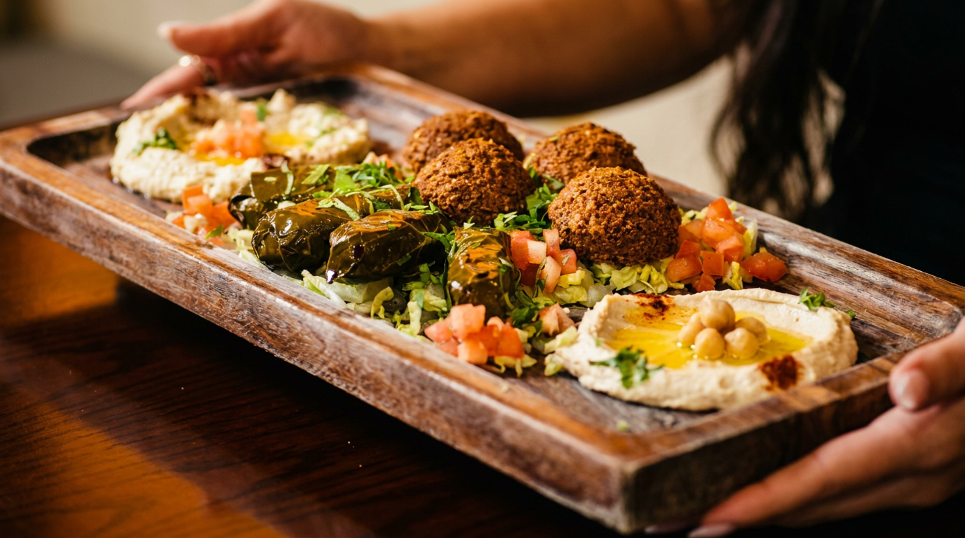 The menu beyond the name