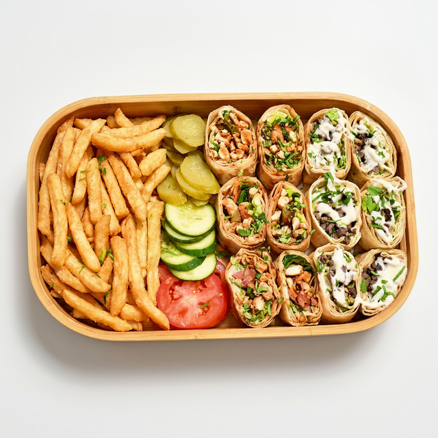 Chicken Shawarma Box Double.